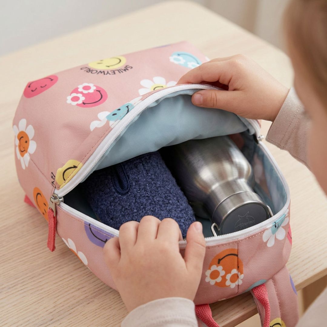 LÄSSIG Kinderrucksack Smileys personalisiert - wunderwunsch