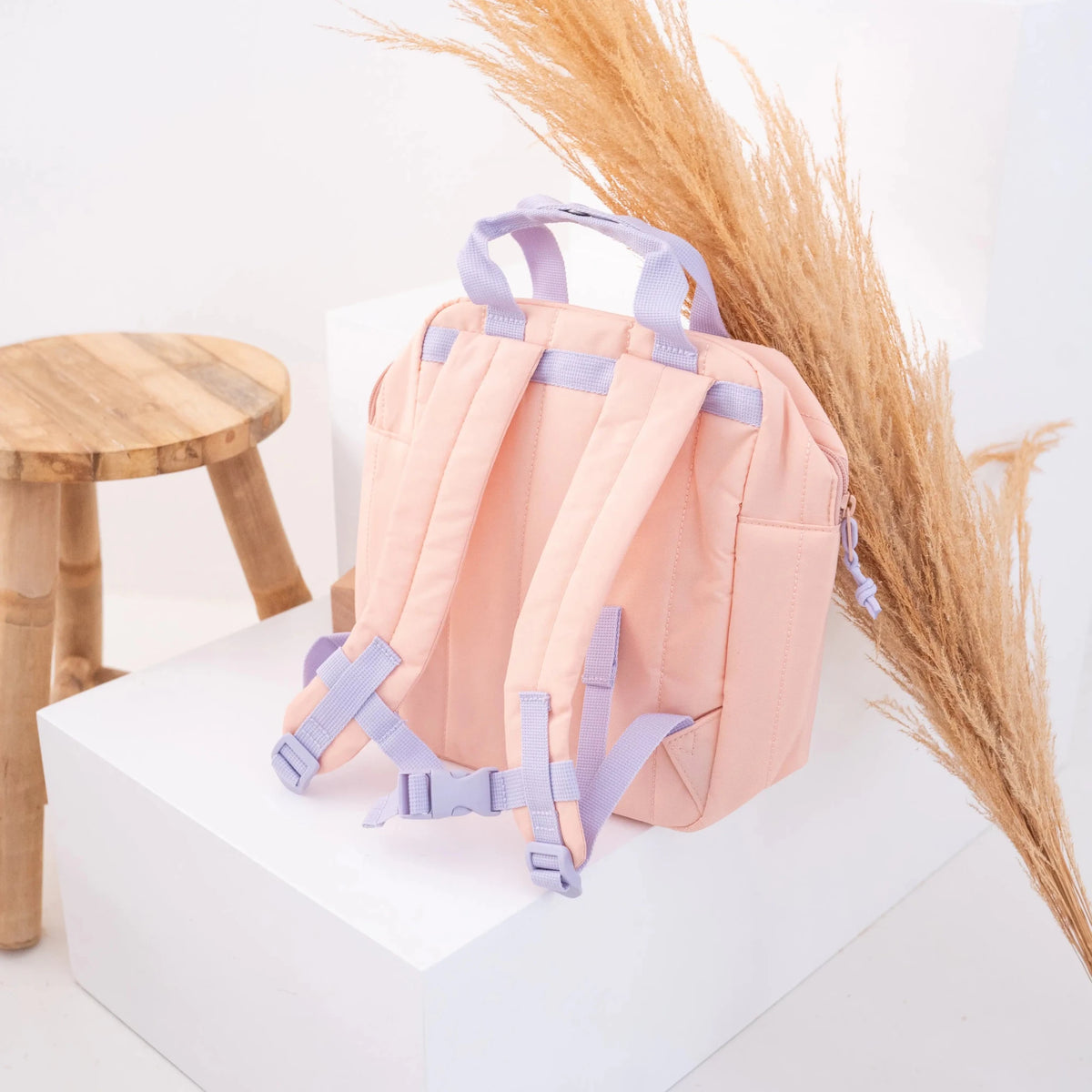 LÄSSIG Rucksack Kirsche & Smiley personalisiert - wunderwunsch