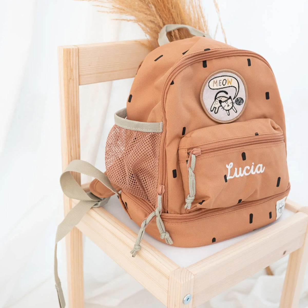 LÄSSIG Rucksack "Punkte rund" personalisiert - wunderwunsch