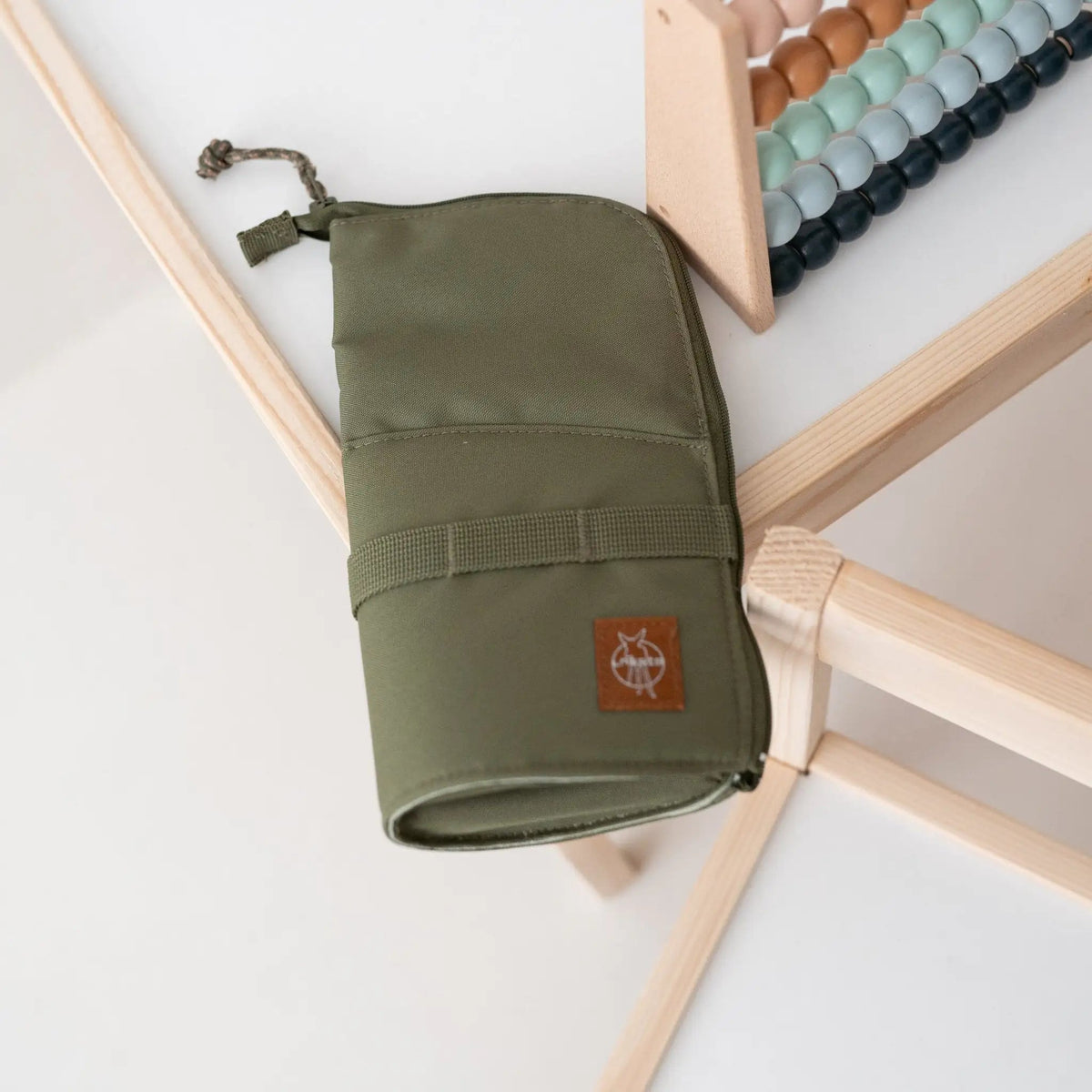 LÄSSIG Schulranzen Set 7-teilig - Olive - wunderwunsch