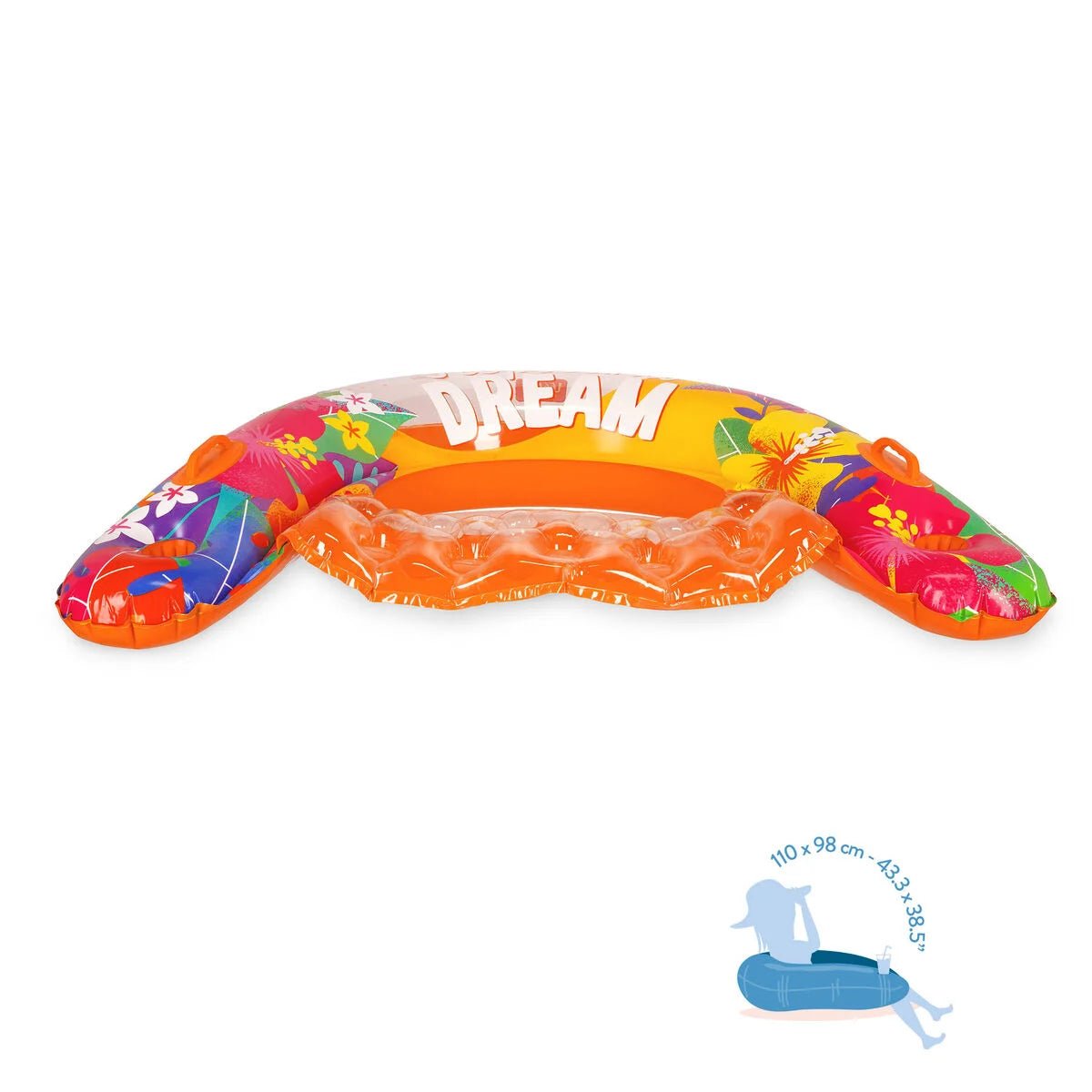 LEGAMI Aufblasbare Pool-Sessel - Tropicana Dream - wunderwunsch