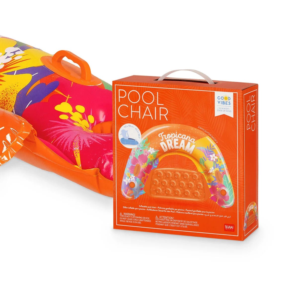 LEGAMI Aufblasbare Pool-Sessel - Tropicana Dream - wunderwunsch
