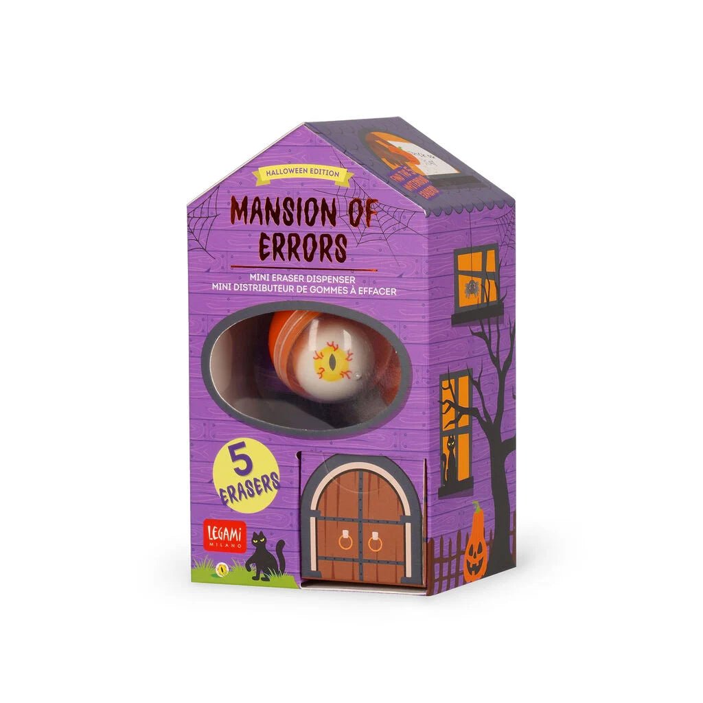 LEGAMI Mini-Radiergummispender - Mansion of Errors - wunderwunsch