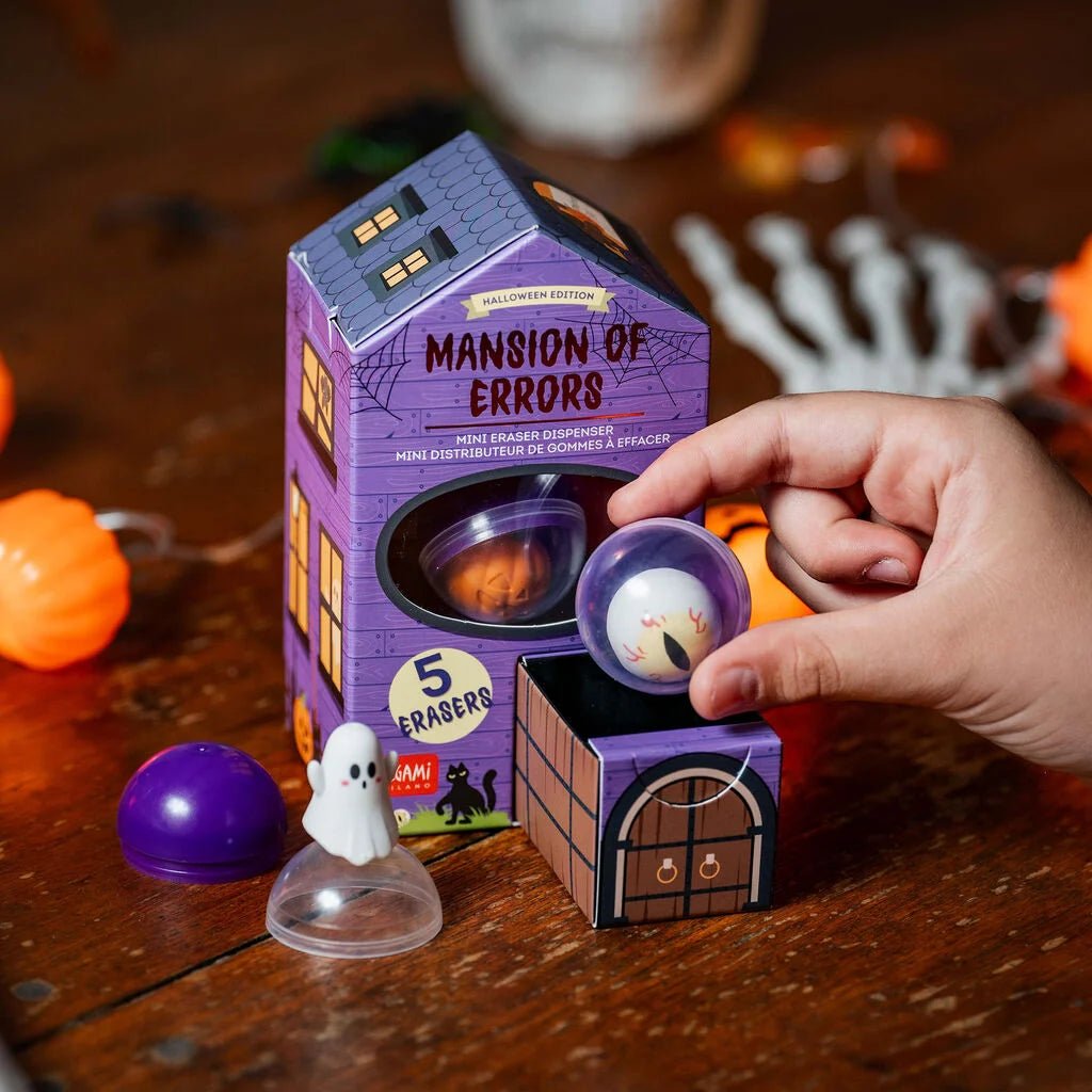 LEGAMI Mini-Radiergummispender - Mansion of Errors - wunderwunsch