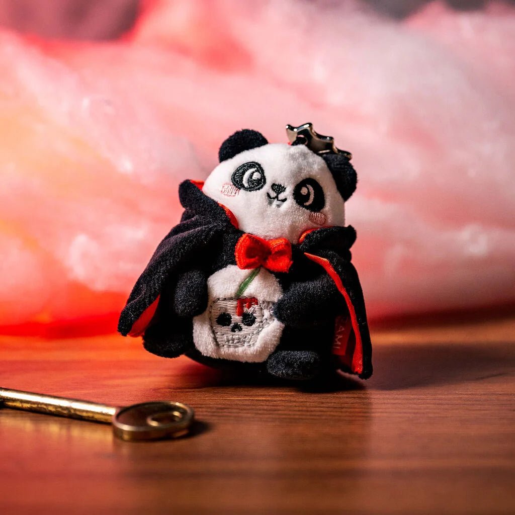 LEGAMI Panda-Plüsch-Schlüsselanhänger "Bam-Boo!" Halloween - Tiny Super Soft! - wunderwunsch