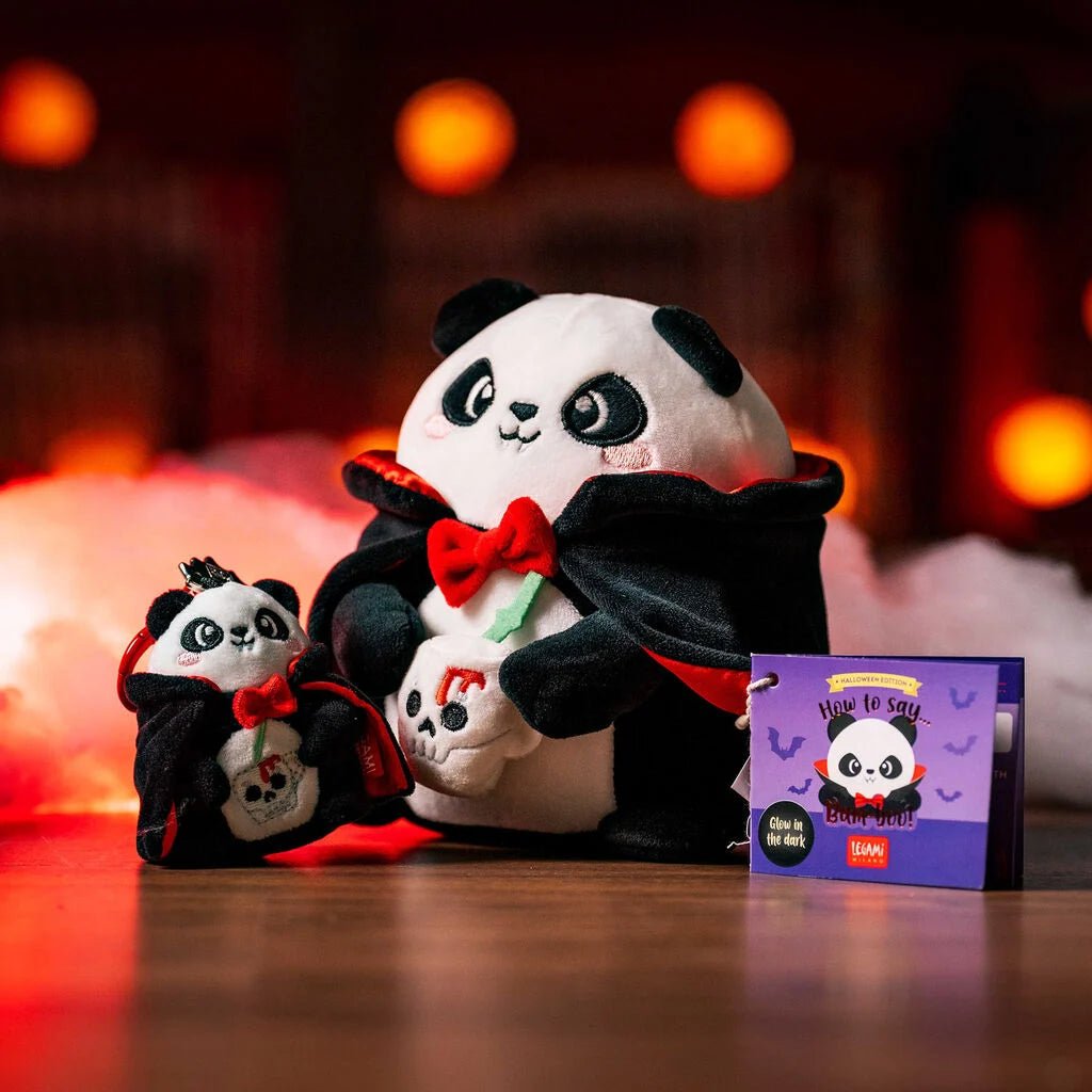 LEGAMI Panda-Plüsch-Schlüsselanhänger "Bam-Boo!" Halloween - Tiny Super Soft! - wunderwunsch
