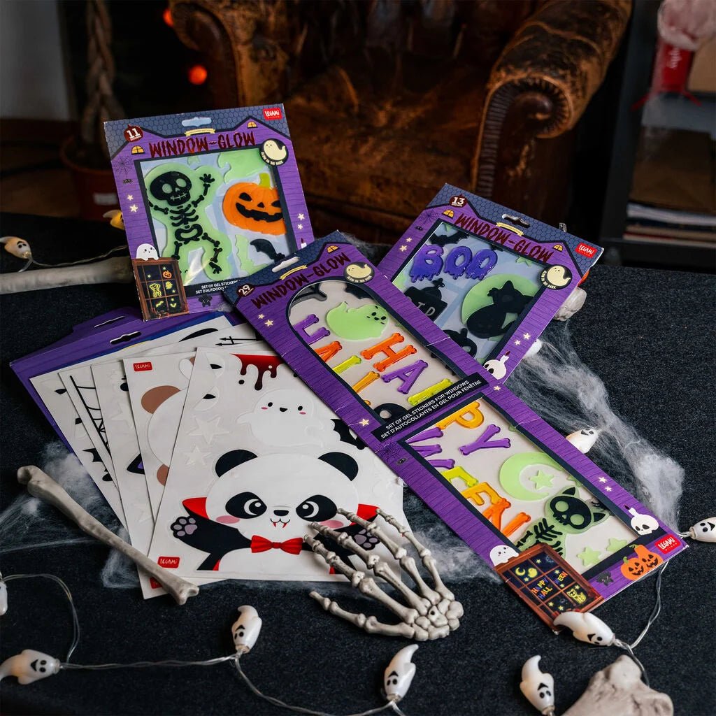 LEGAMI Set mit Gel-Fensteraufklebern - Happy Halloween - wunderwunsch