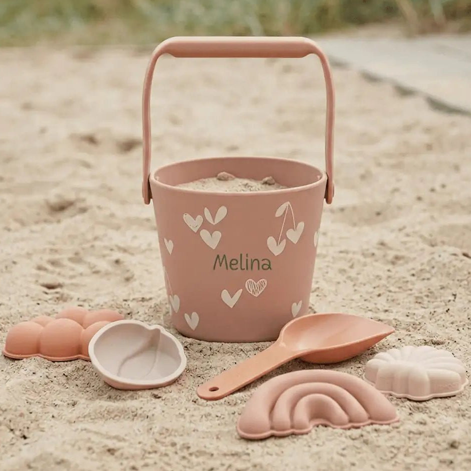 LIEWOOD Sandspielzeug Set personalisiert - Herzen - wunderwunsch