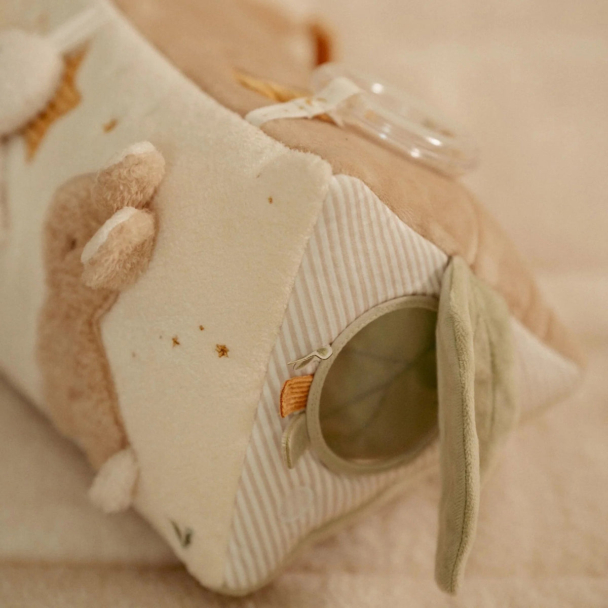 LITTLE DUTCH Aktivitätsdreieck Soft - Newborn Naturals - wunderwunsch