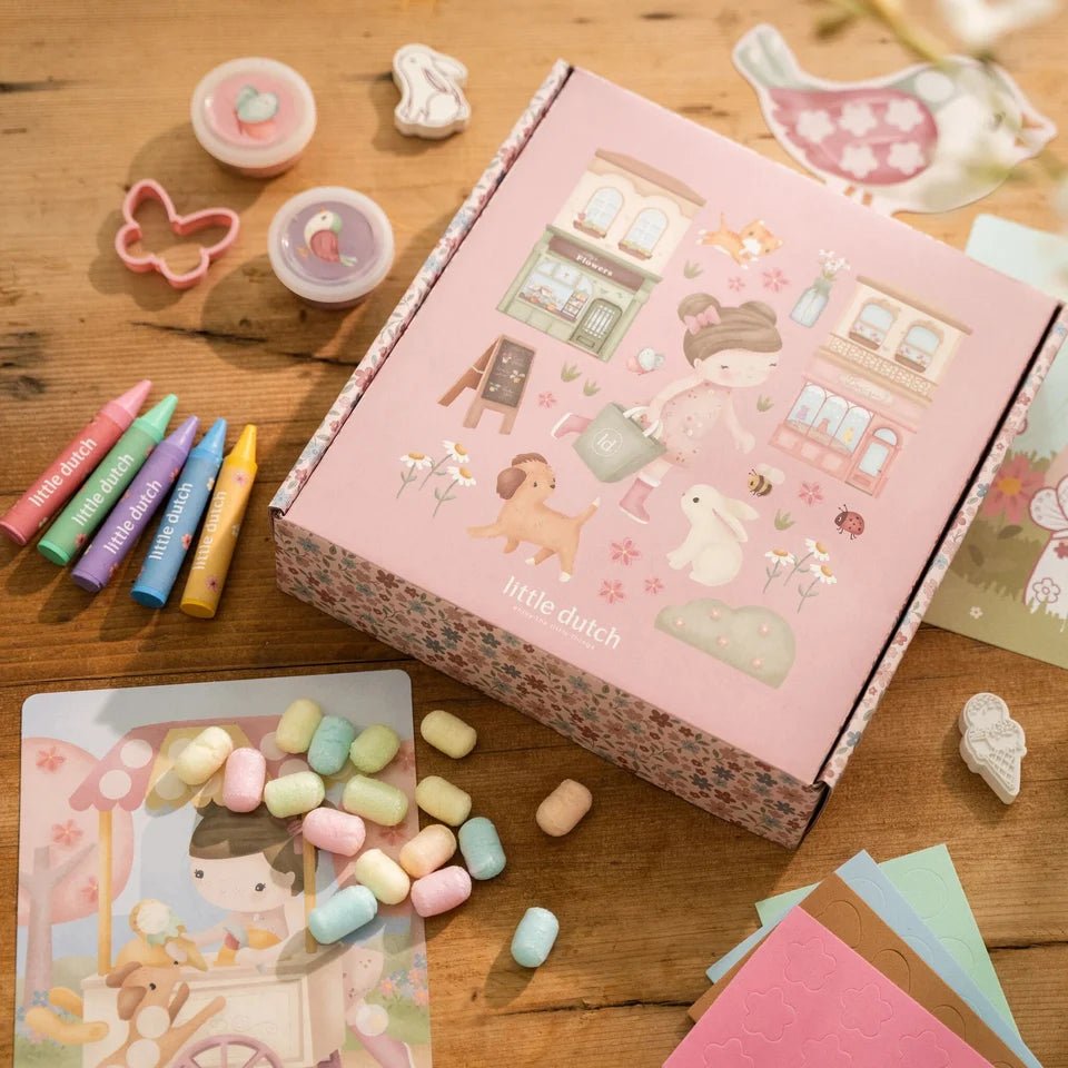 LITTLE DUTCH Bastelbox - Essentials - Rosa - wunderwunsch