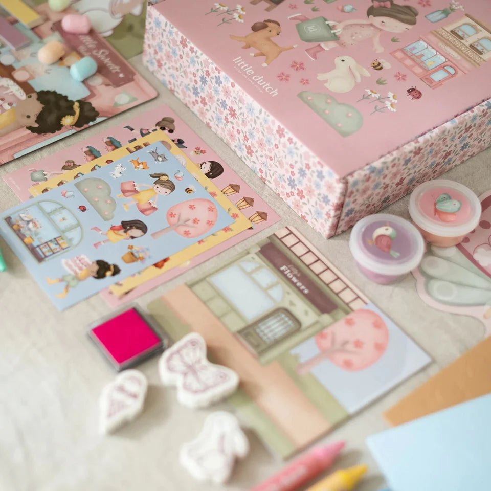 LITTLE DUTCH Bastelbox - Essentials - Rosa - wunderwunsch