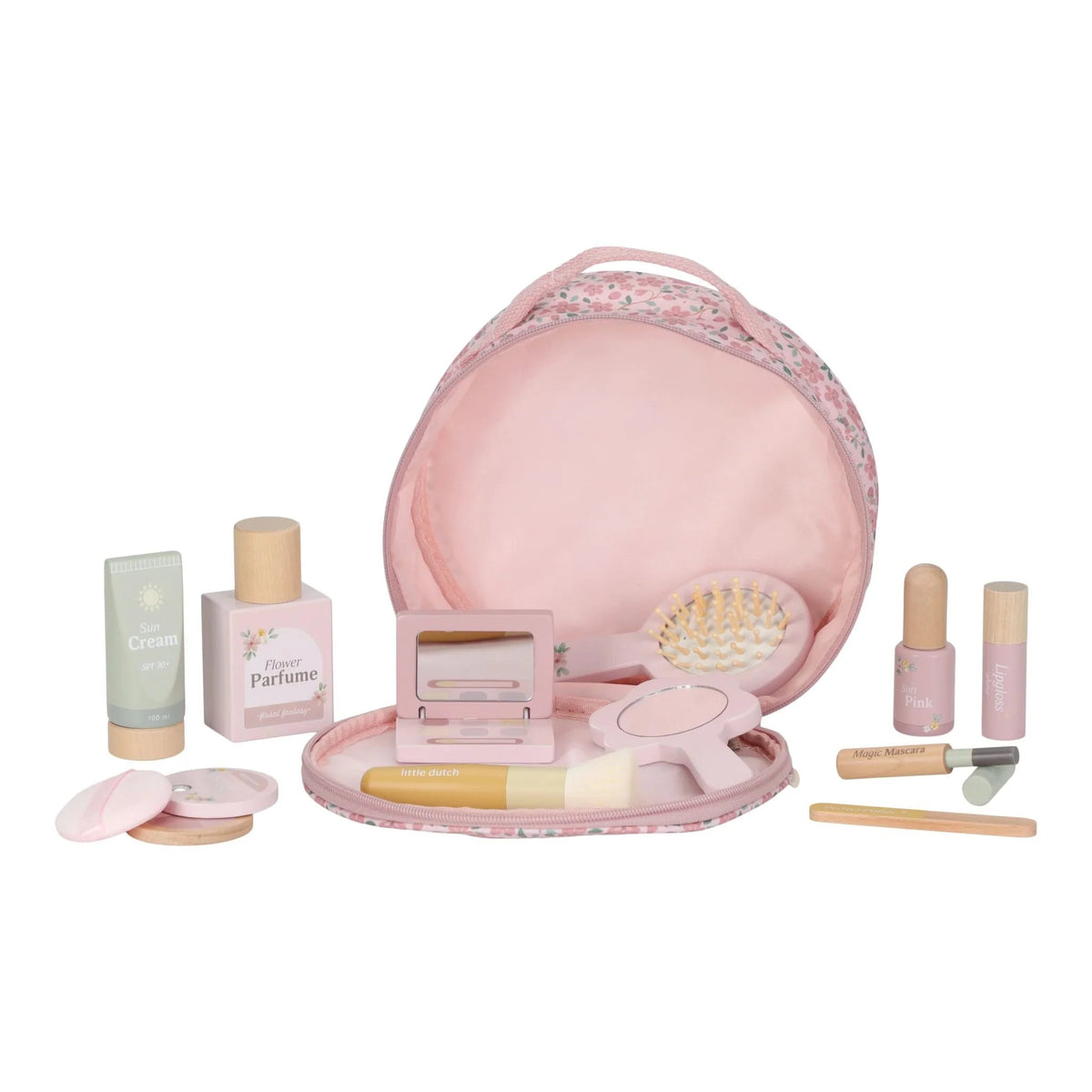 LITTLE DUTCH Holz Make-up-Set - Blumen - Essentials - wunderwunsch