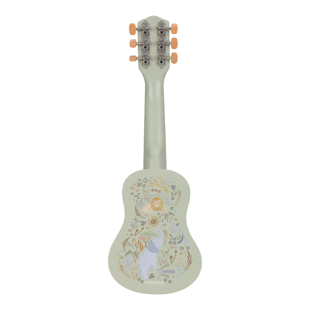 LITTLE DUTCH Holzgitarre - Grün - Safari Friends - wunderwunsch