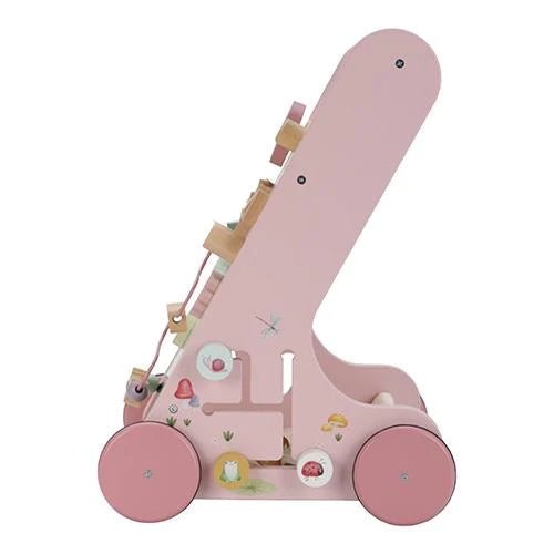 LITTLE DUTCH Lauflernwagen Holz - Fairy Garden - Rosa - wunderwunsch