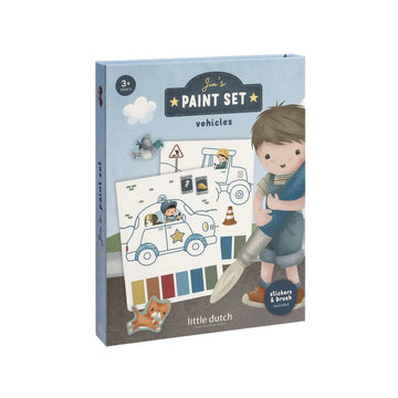 LITTLE DUTCH Malset - Fahrzeuge - Jim - wunderwunsch