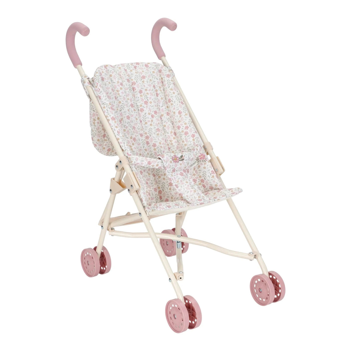 LITTLE DUTCH Puppenbuggy klappbar - Soft Flowers rosa - wunderwunsch