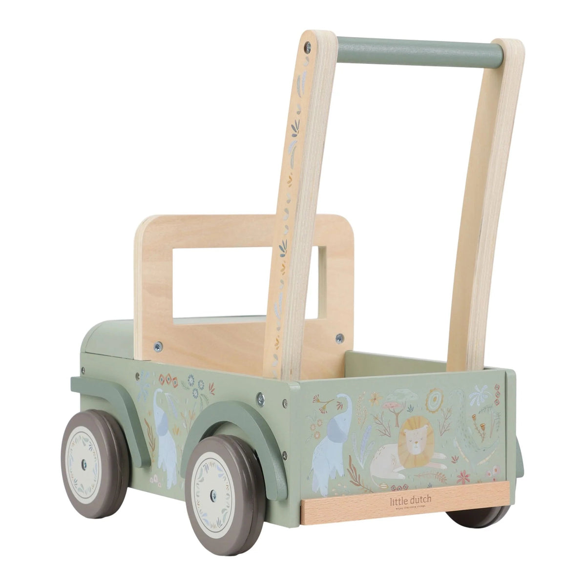 LITTLE DUTCH Schiebeauto Holz - Safari Friends - wunderwunsch