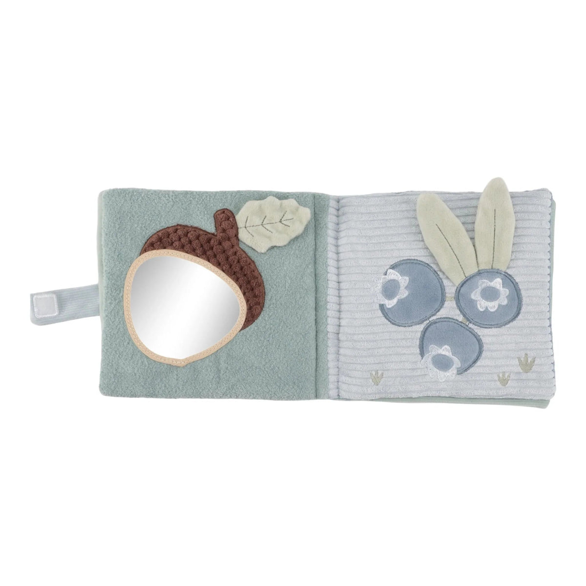 LITTLE DUTCH Stoffbuch - blau - Forest Friends - wunderwunsch