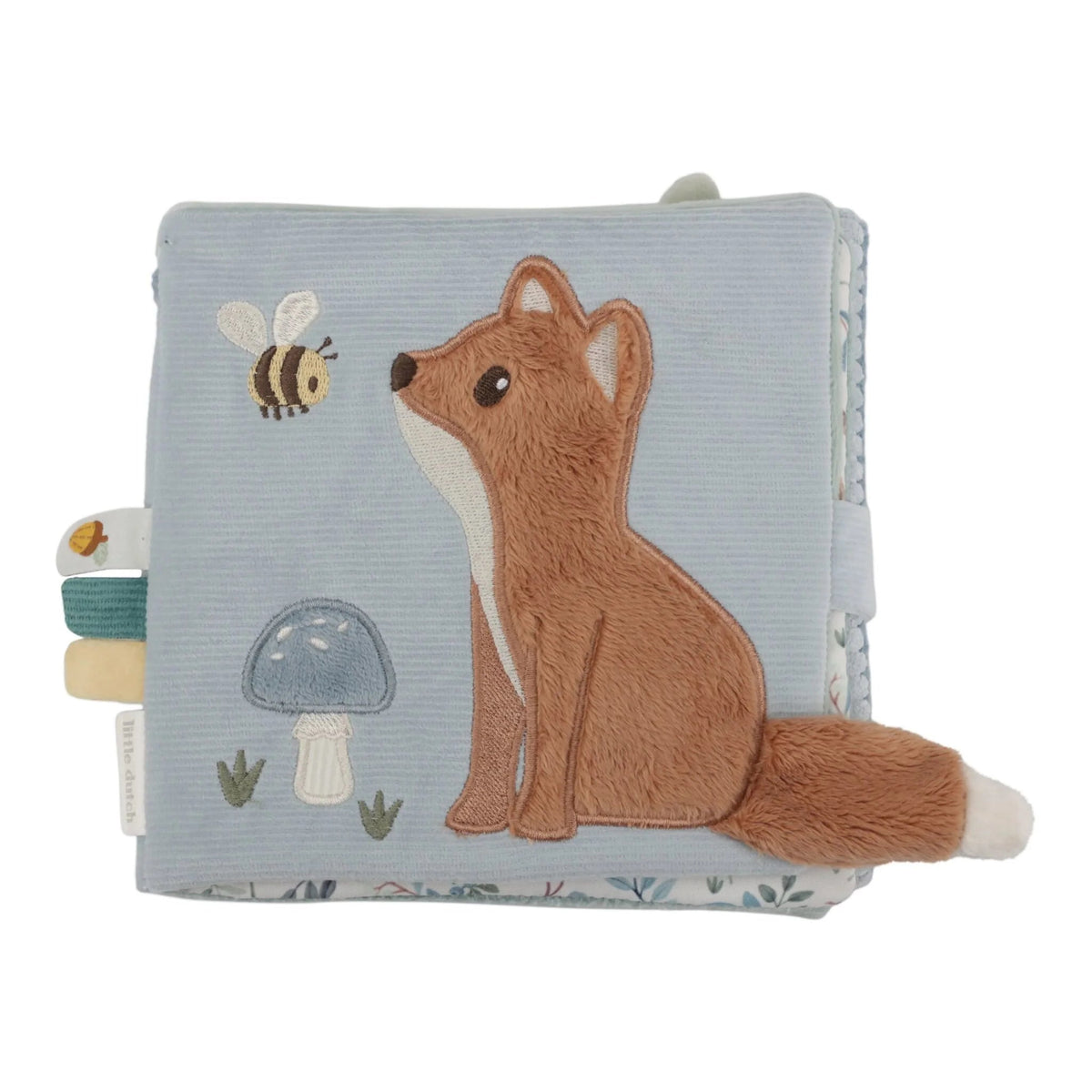 LITTLE DUTCH Stoffbuch - blau - Forest Friends - wunderwunsch