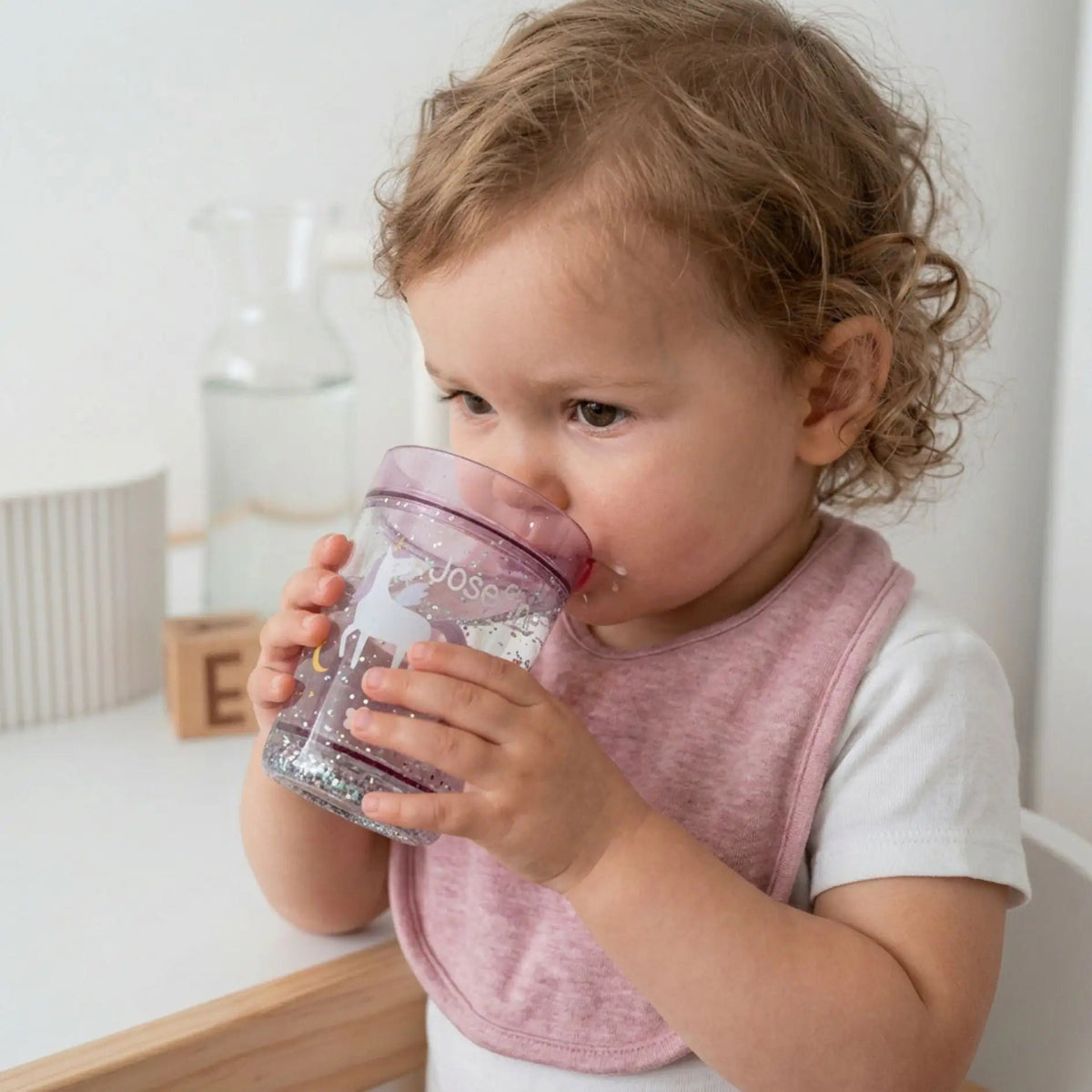 MEALIVING Glitzerbecher personalisiert - wunderwunsch