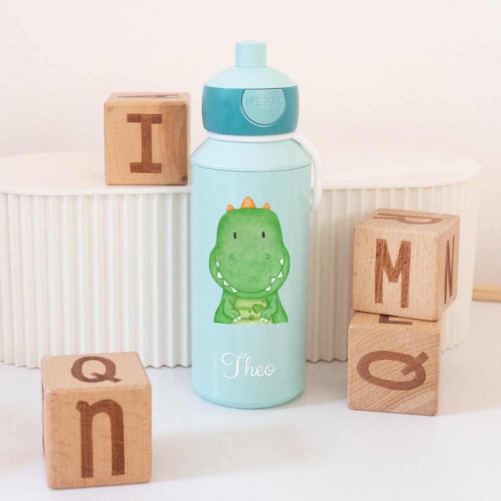 MEPAL Kinder Trinkflasche Campus personalisiert - Tier Aquarell - wunderwunsch