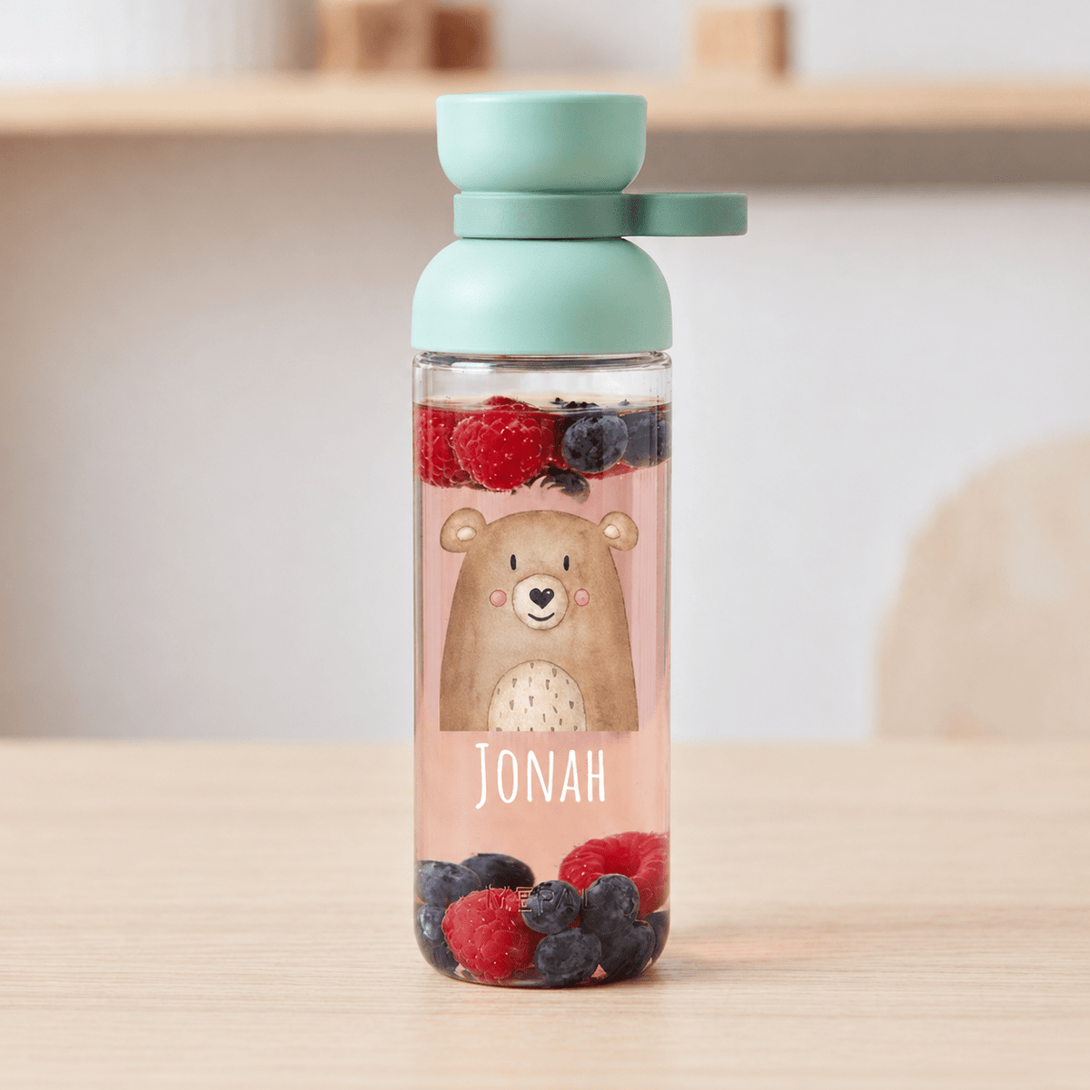 MEPAL Kinder Trinkflasche Vita personalisiert - Tier Aquarell - wunderwunsch