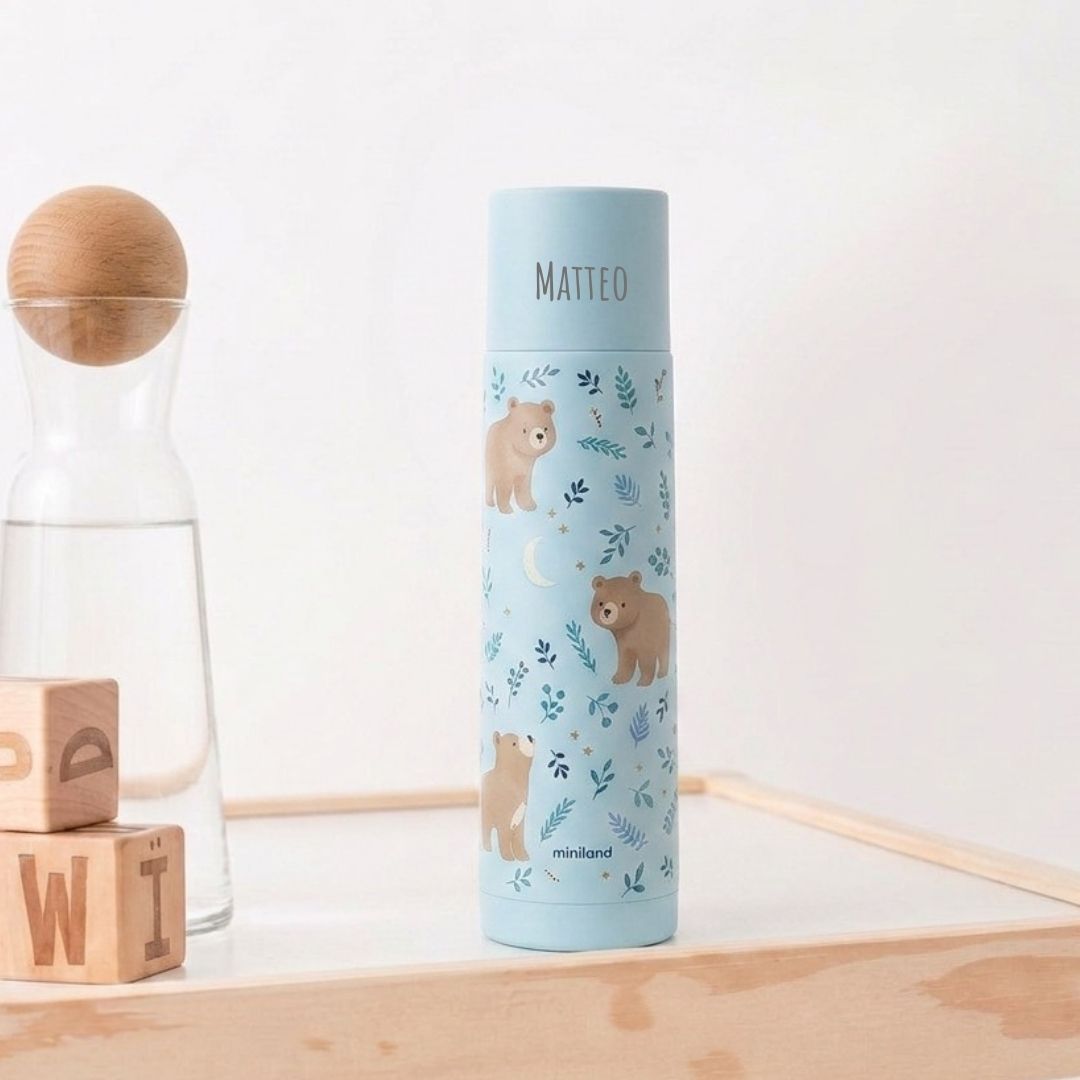 MINILAND Thermosflasche Kinder 500ml personalisiert - wunderwunsch