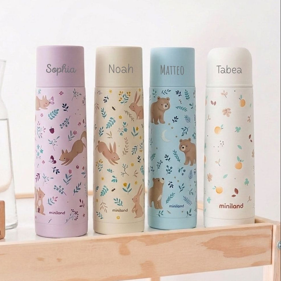 MINILAND Thermosflasche Kinder 500ml personalisiert - wunderwunsch