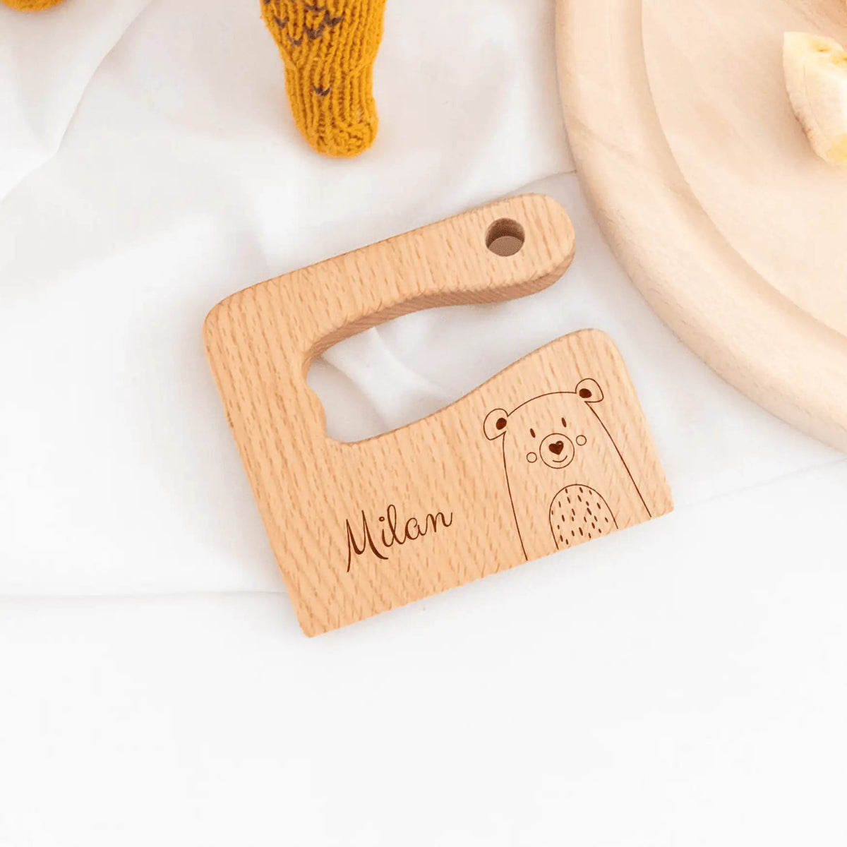 Montessori sicheres Kindermesser "Tier rechts" - wunderwunsch