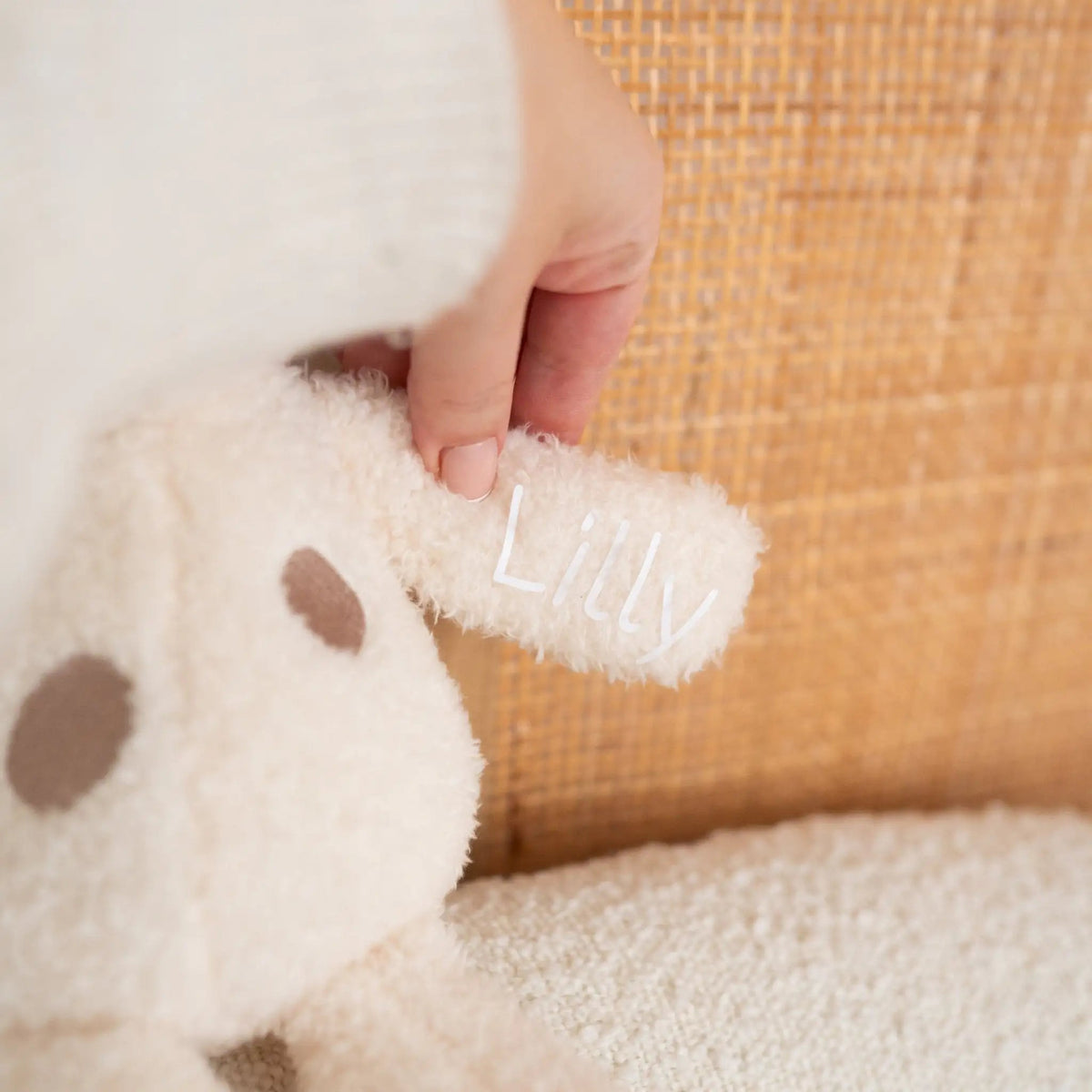 NATTOU Kuscheltier mit Name - Nashorn, Giraffe, Elefant - wunderwunsch