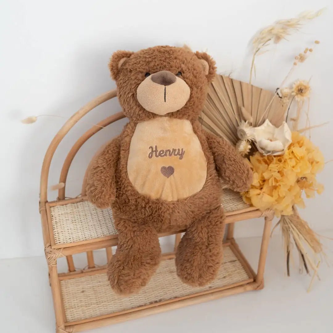 Personalisiertes Kuscheltier mit Namens-Stickerei - wunderwunsch