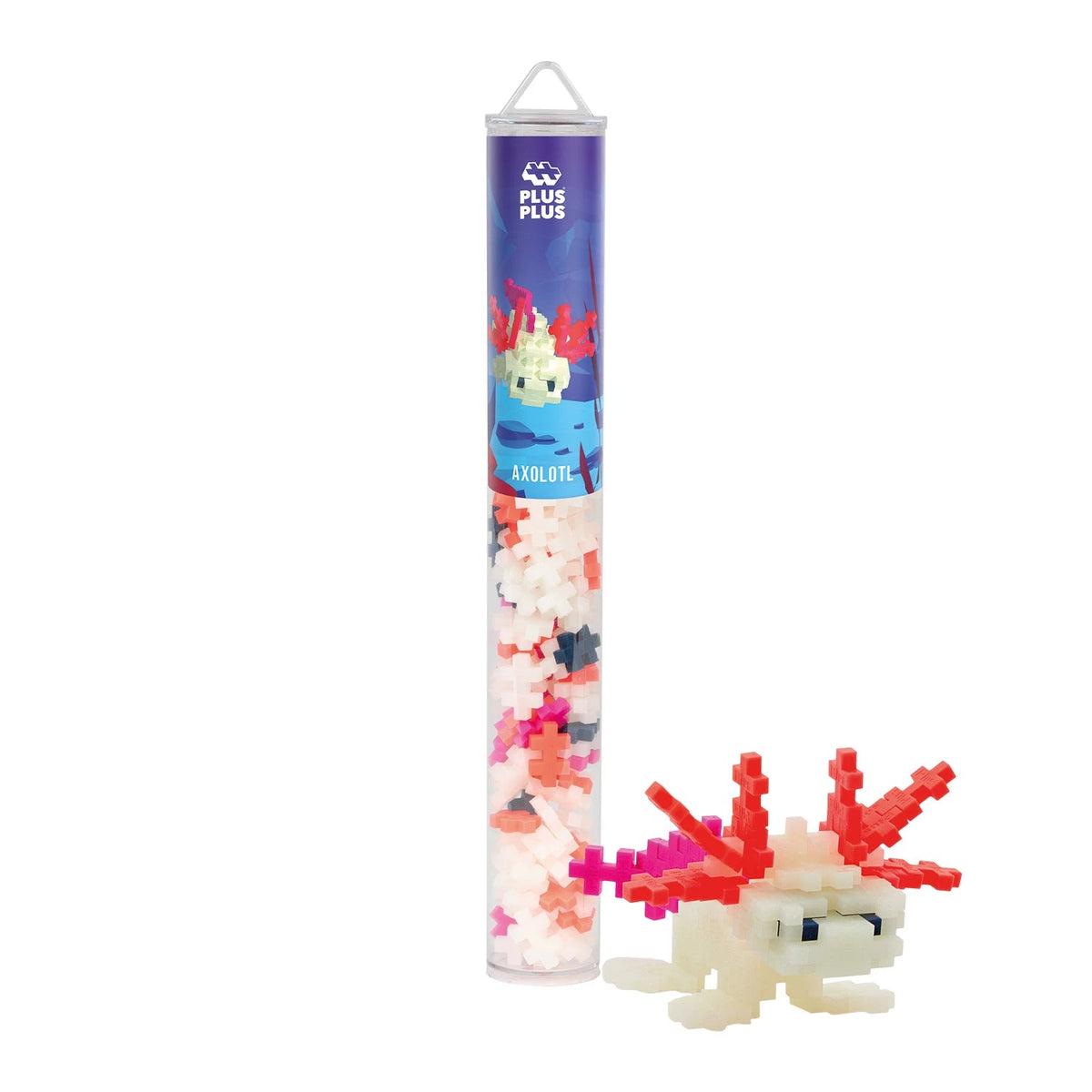 PLUS PLUS 100 Kreativ Bausteine Axolotl - wunderwunsch