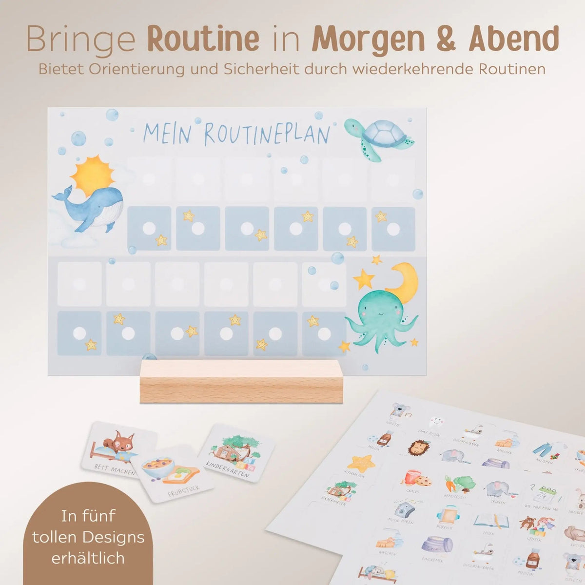 Routineplan "Meerestiere" - wunderwunsch