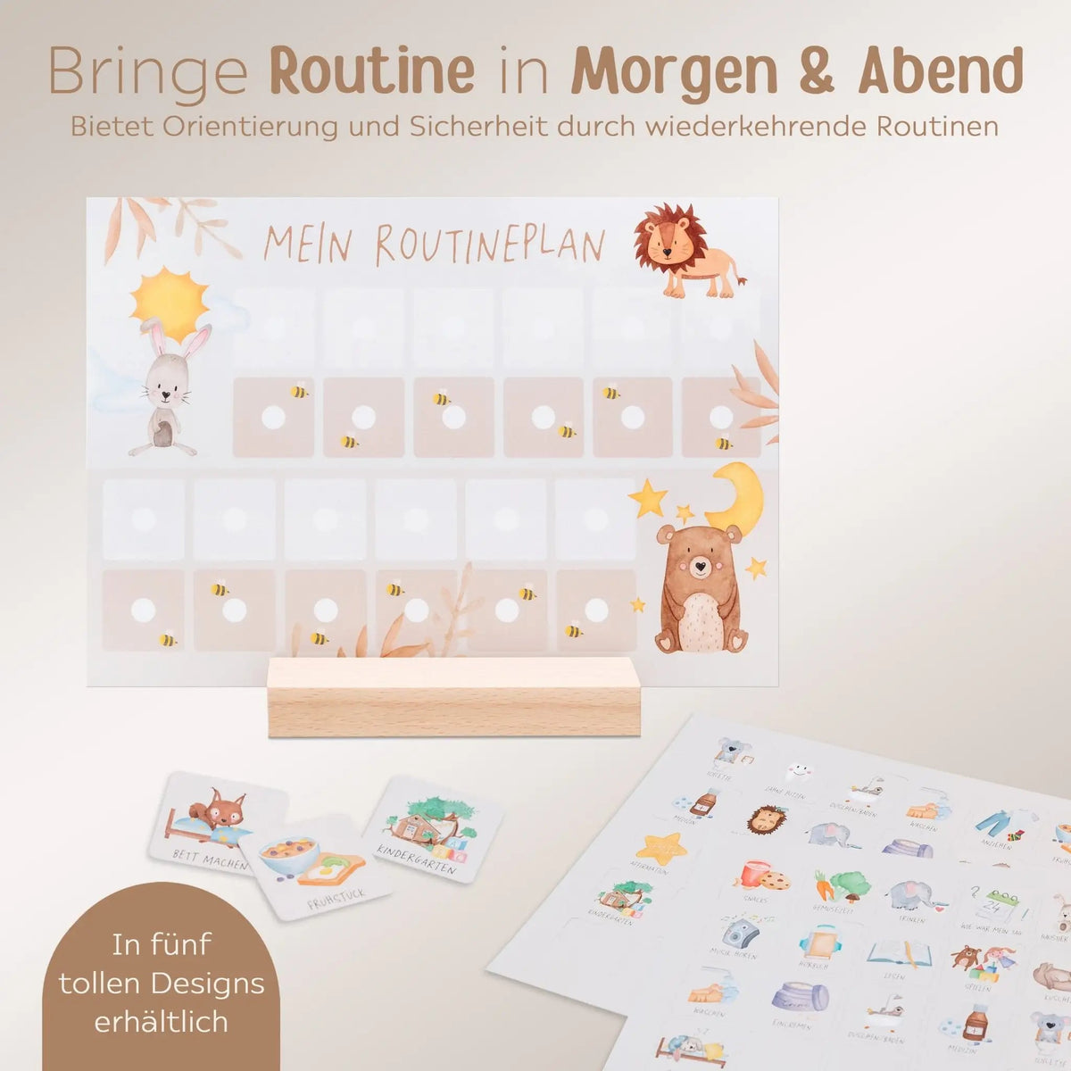 Routineplan "Tiere Boho" - wunderwunsch