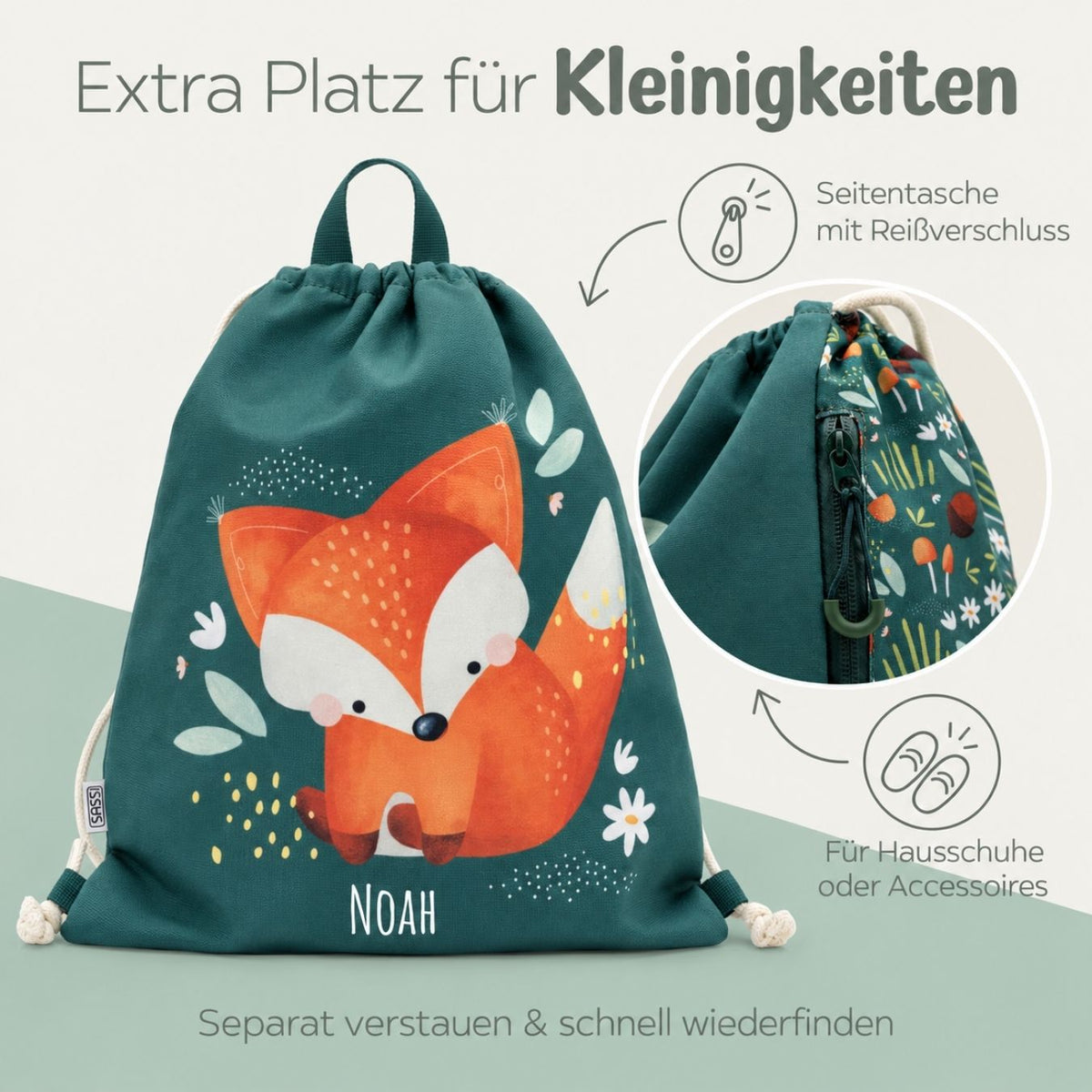 SASSI Turnbeutel personalisiert - wunderwunsch