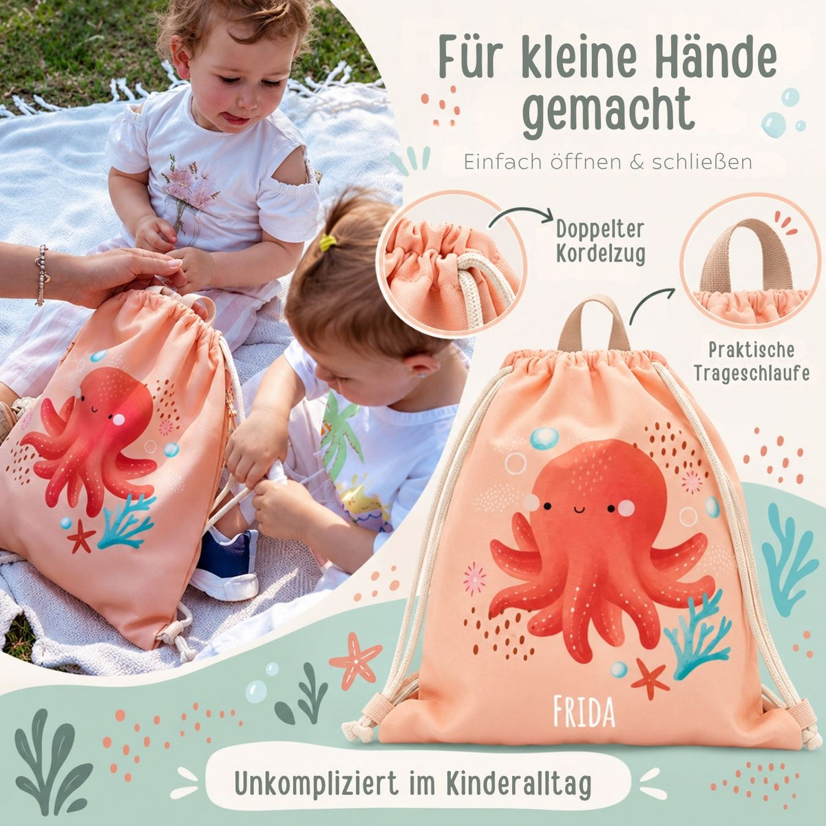 SASSI Turnbeutel personalisiert - wunderwunsch