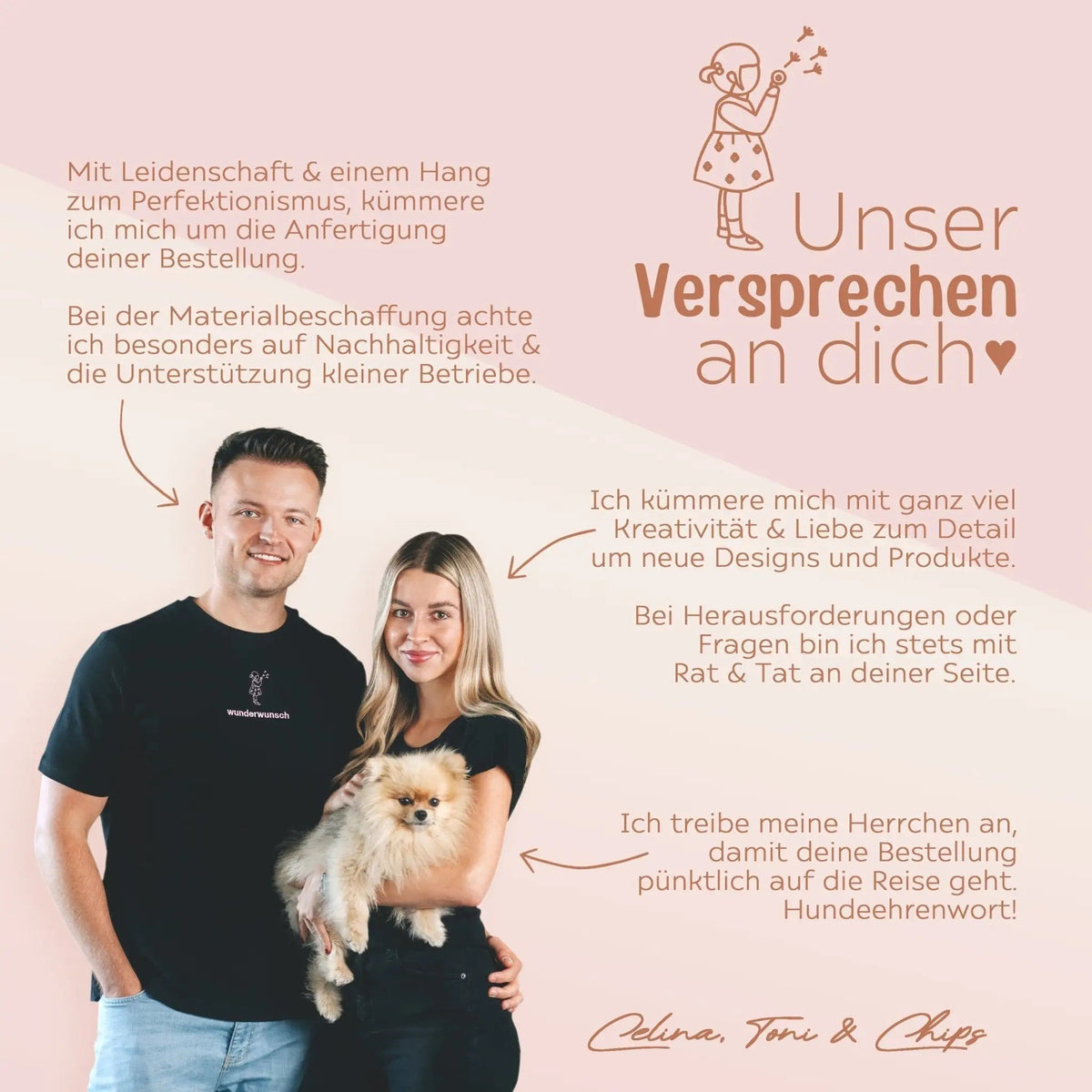 Schmuckkiste mit Spiegel aus Holz - Blumenkranz Aquarell - wunderwunsch