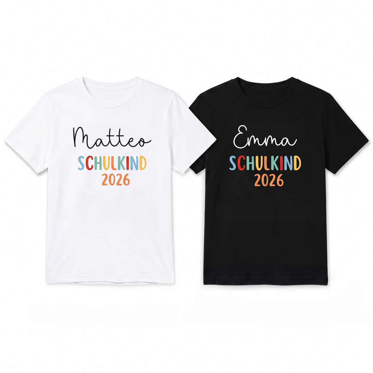 Schulkind 2026 T-Shirt personalisiert - wunderwunsch