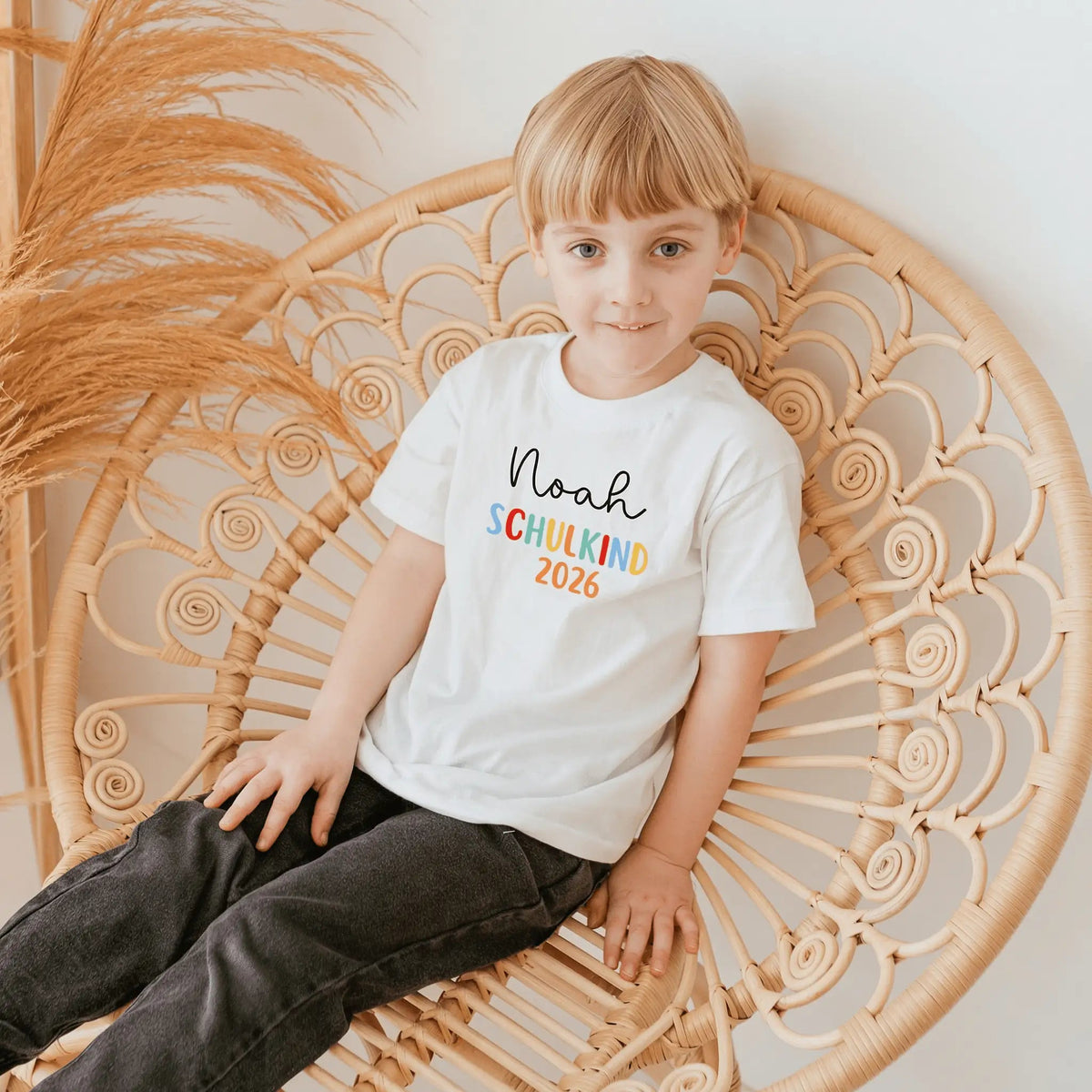 Schulkind 2026 T-Shirt personalisiert - wunderwunsch