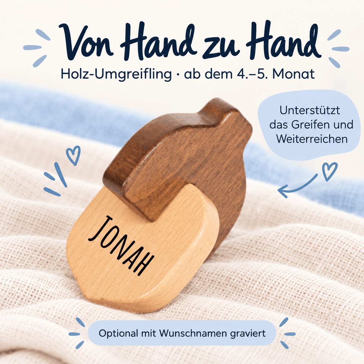 SMALL FOOT Baby-Box - 4 - 6 Monate „Erkunden & Begreifen“ - wunderwunsch