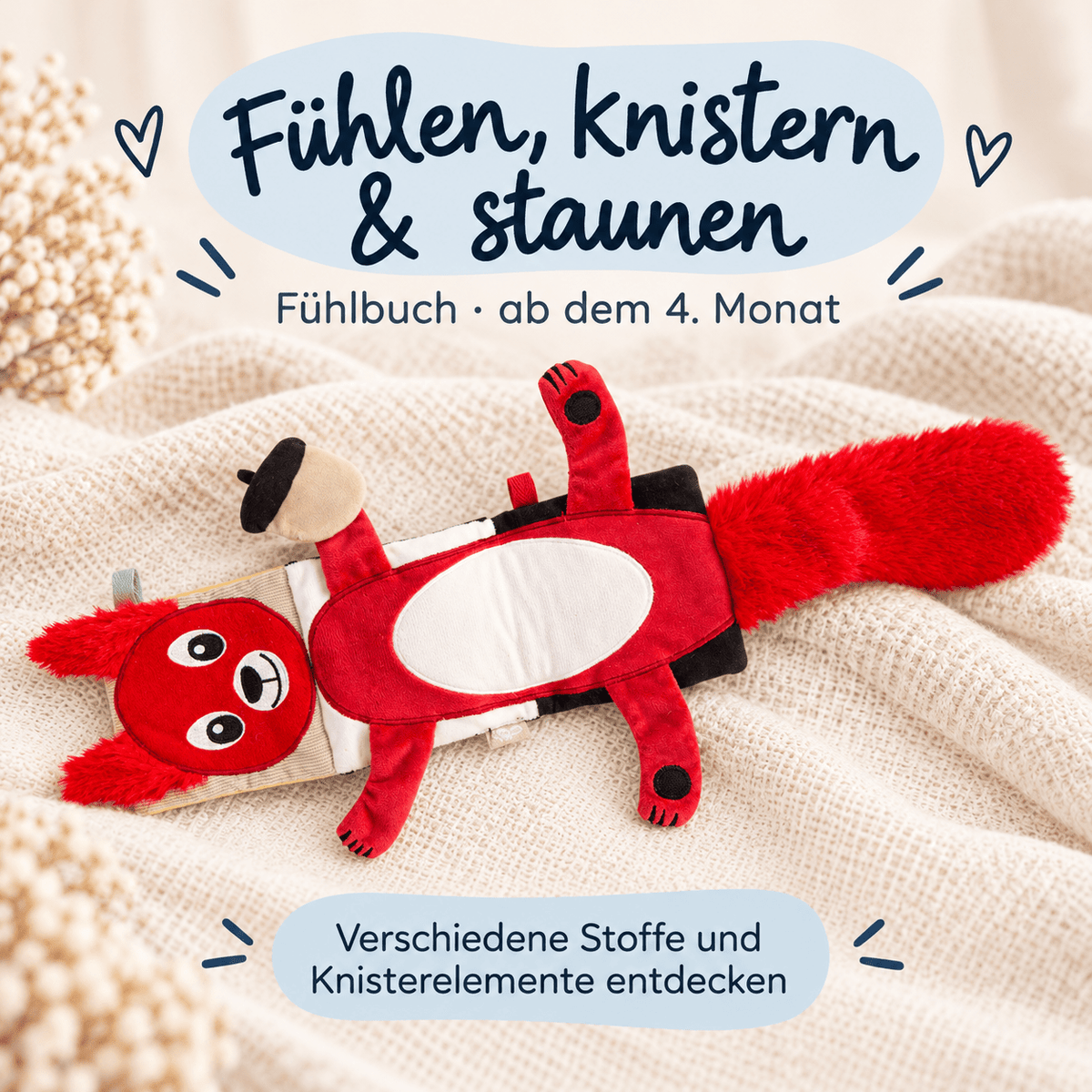 SMALL FOOT Baby-Box - 4 - 6 Monate „Erkunden & Begreifen“ - wunderwunsch