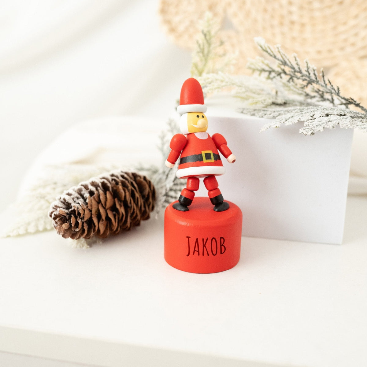 SMALL FOOT Drückerfiguren - Weihnachten - wunderwunsch