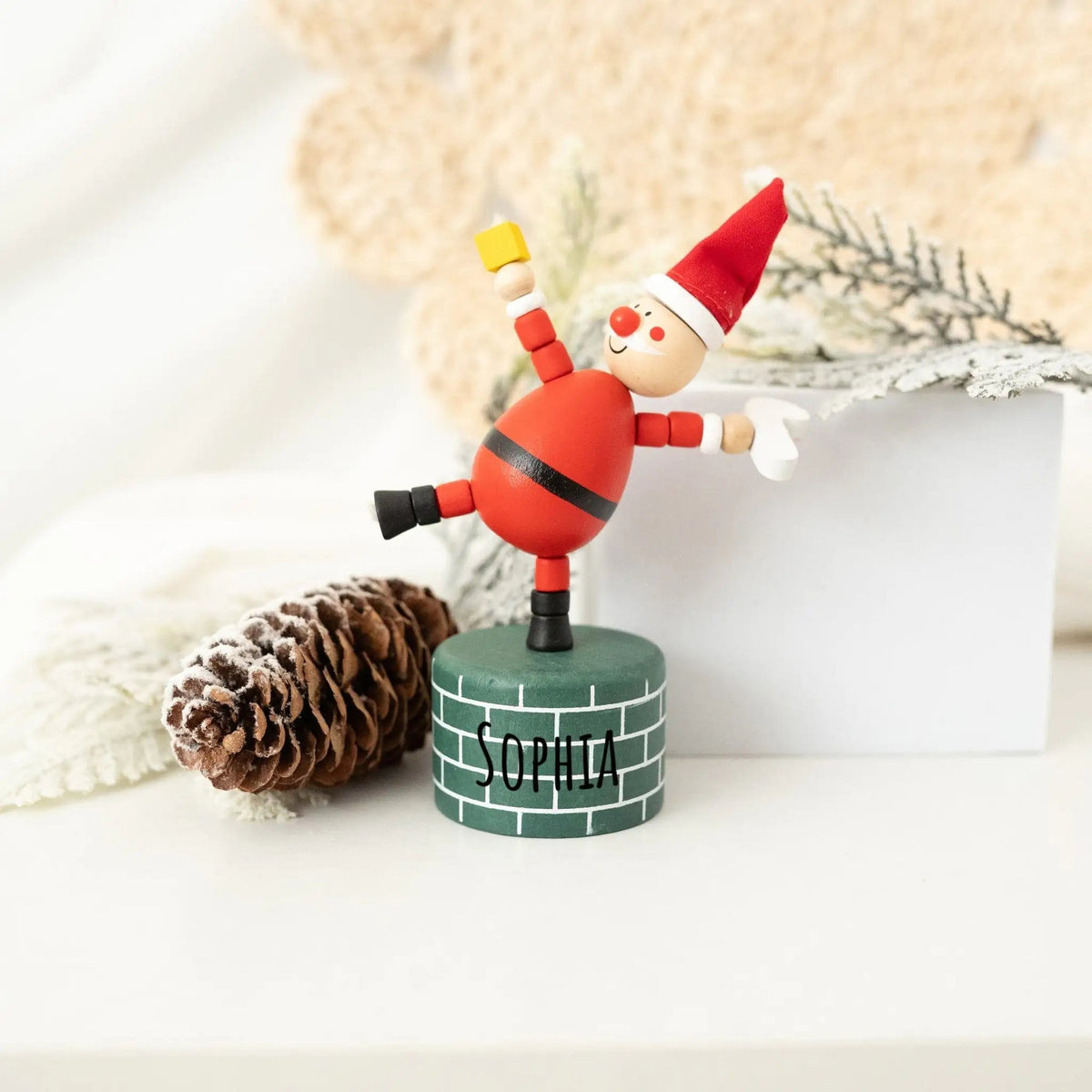 SMALL FOOT Drückerfiguren - Weihnachten - wunderwunsch