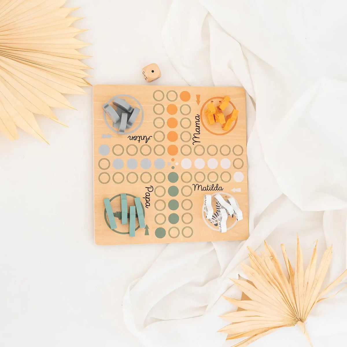SMALL FOOT Ludo Spiel Safari "Natur" - wunderwunsch