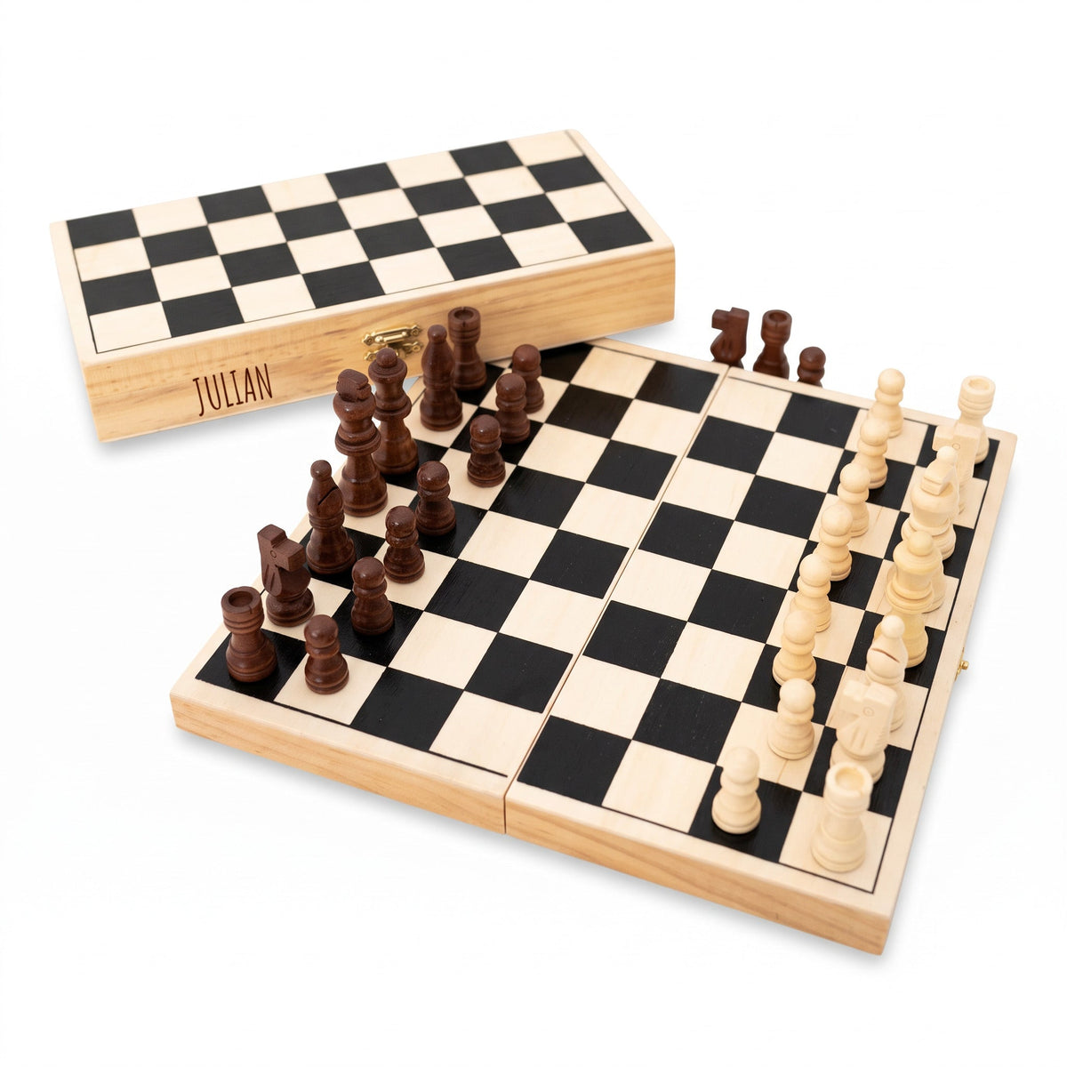 SMALL FOOT Schach Spiel "Standard" personalisierbar - wunderwunsch