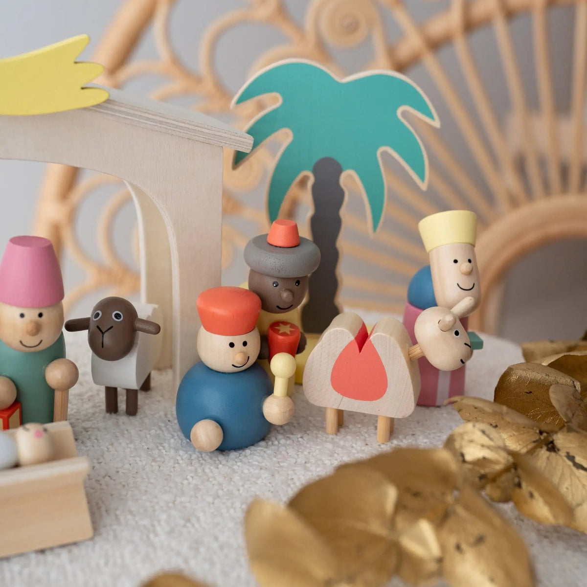 SMALL FOOT Holzkrippe Weihnachtsgeschichte personalisiert - wunderwunsch
