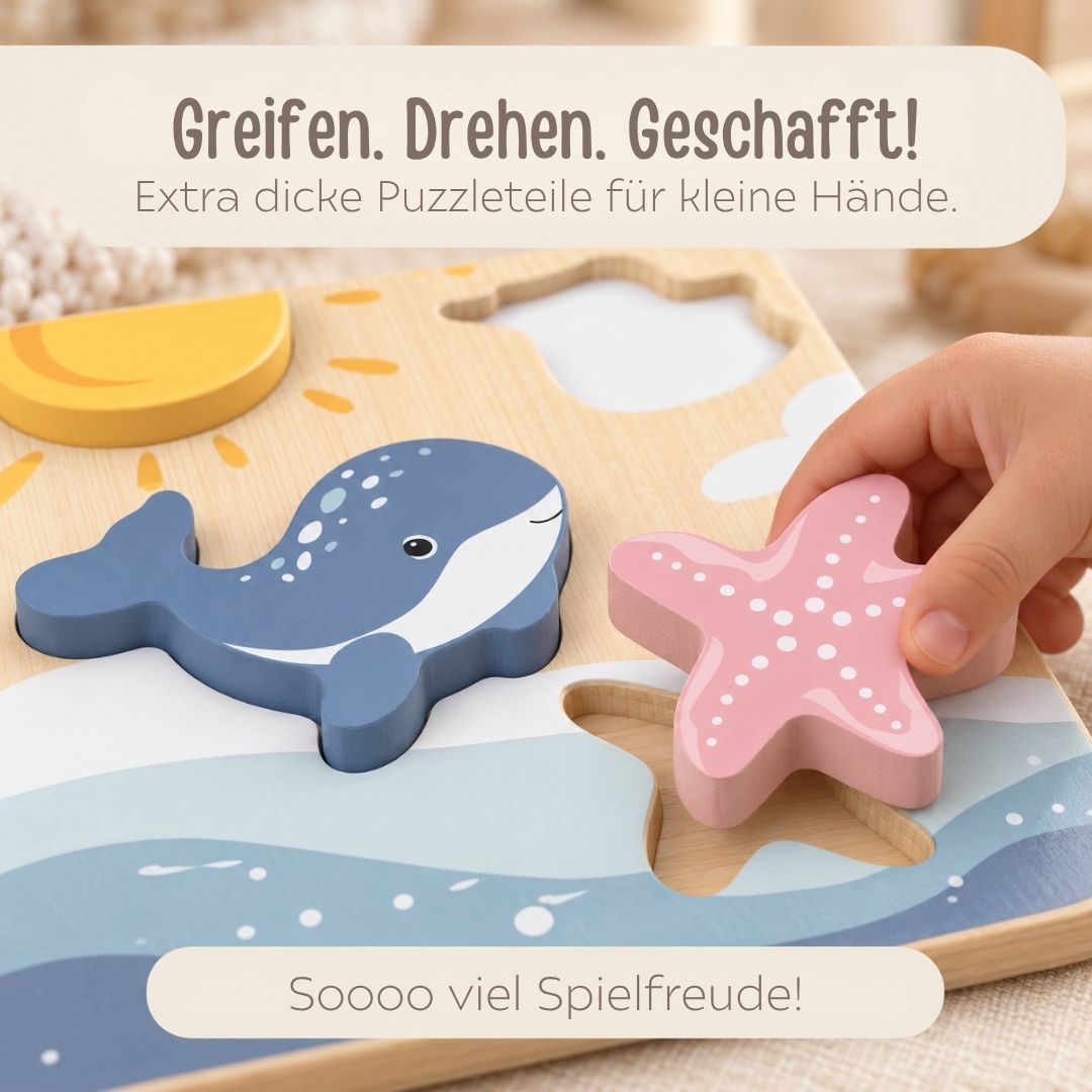 SPEEDY MONKEY XL Puzzle personalisiert - wunderwunsch