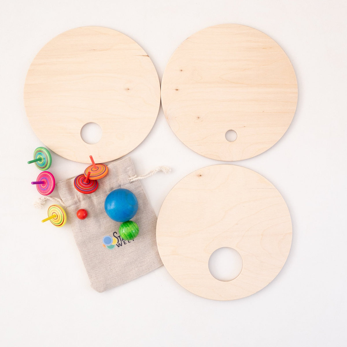STAPELWELT 3er-Set Abenteuerplatten aus Holz - wunderwunsch