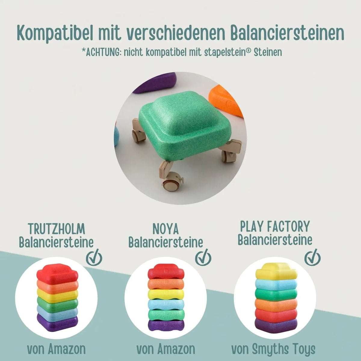 STAPELWELT Abenteuerroller für Amazon & Smyths Toys Balanciersteine - wunderwunsch