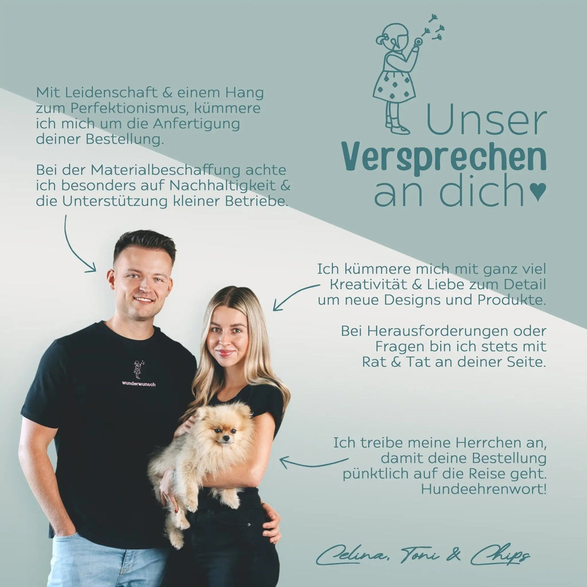 Stiftebecher Holz personalisiert - Tier Girlande Aquarell - wunderwunsch